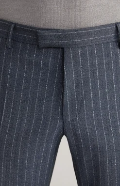 Haspar-Bloom Suit in Blue Stripes
