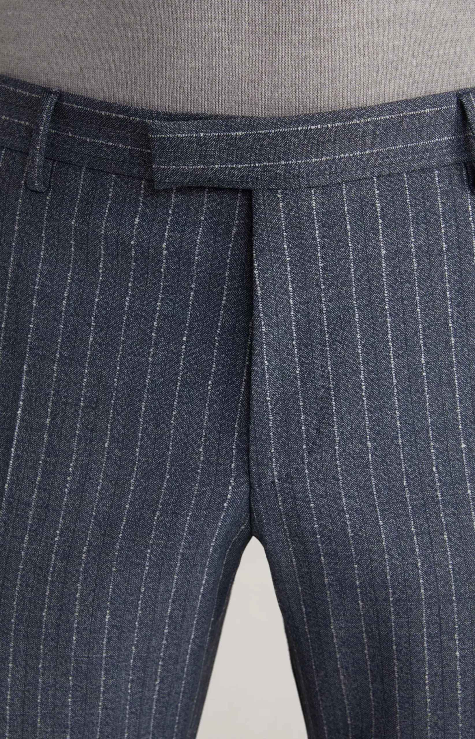 Haspar-Bloom Suit in Blue Stripes