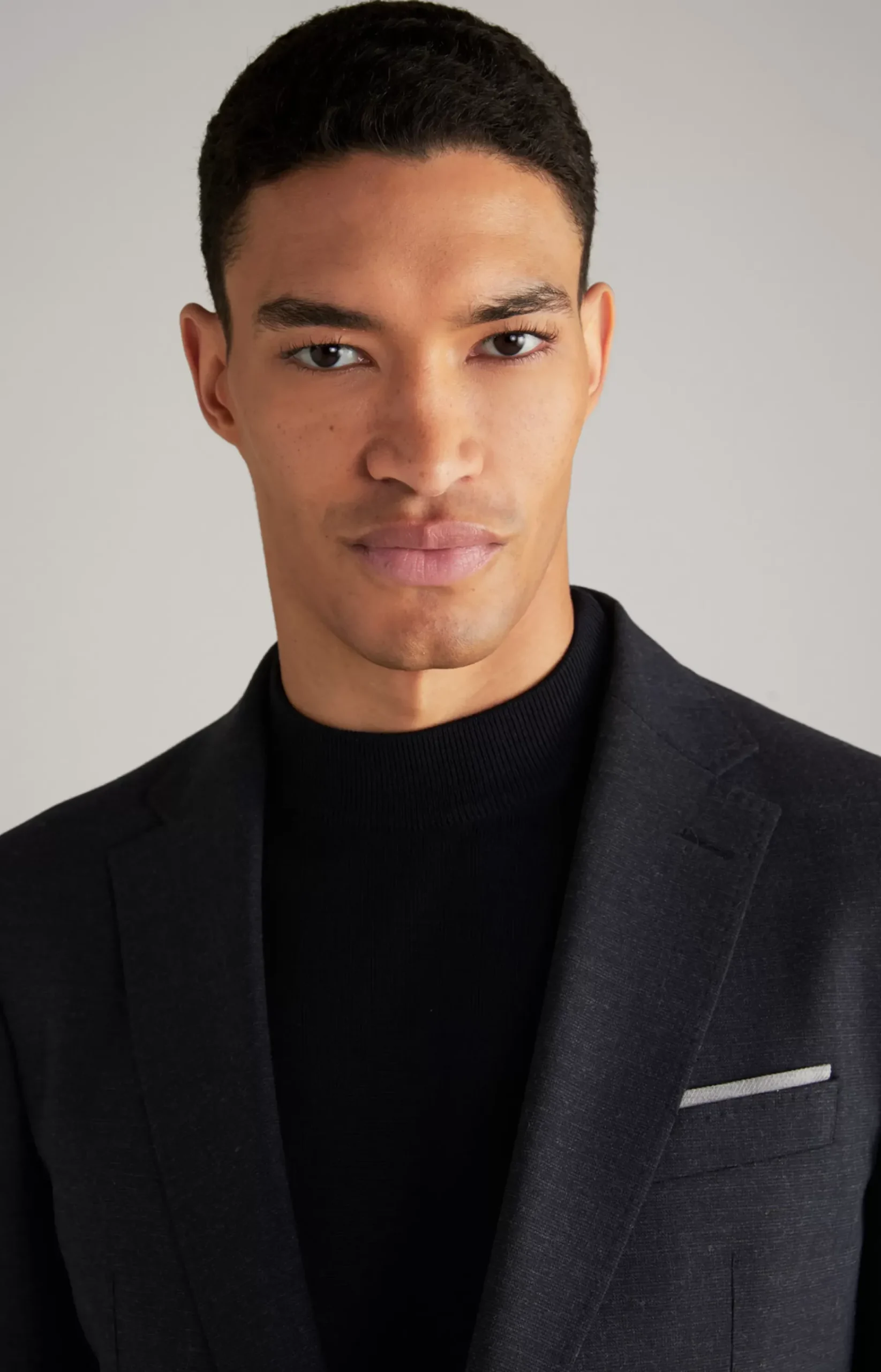 Haspar-Bloom Suit in Dark Blue mélange