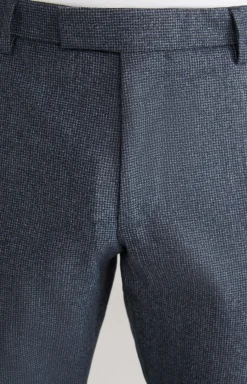 Haspar-Bloom Virgin Wool Suit in Blue