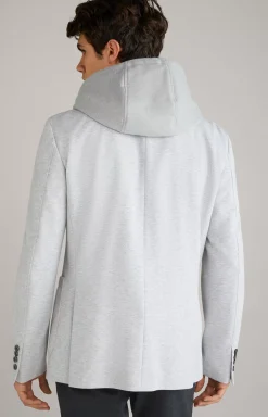 Havardy Jacket in Mottled Light Grey
