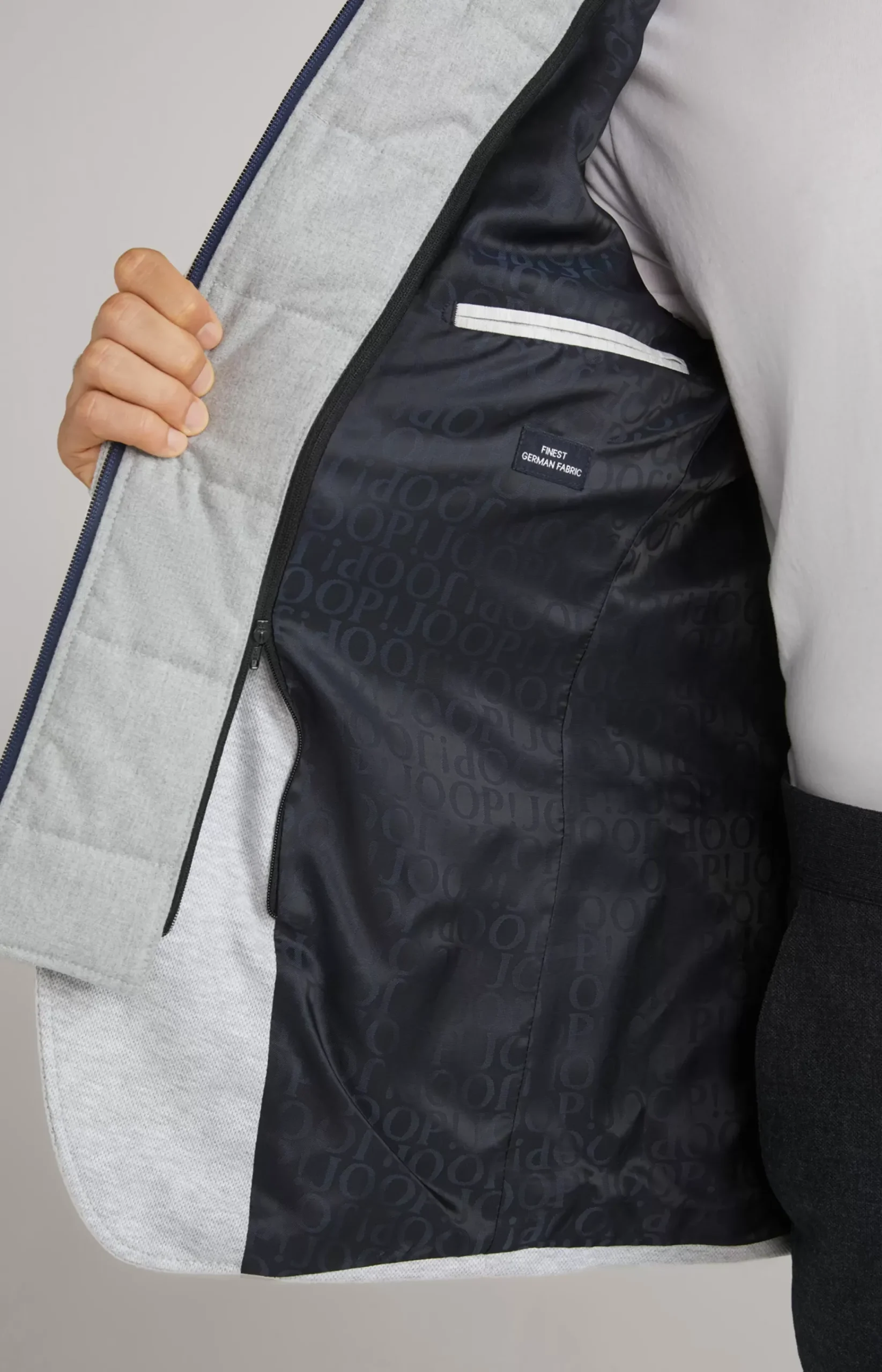 Havardy Jacket in Mottled Light Grey