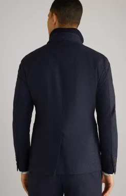 Hectar Jacket in Dark Blue Marl