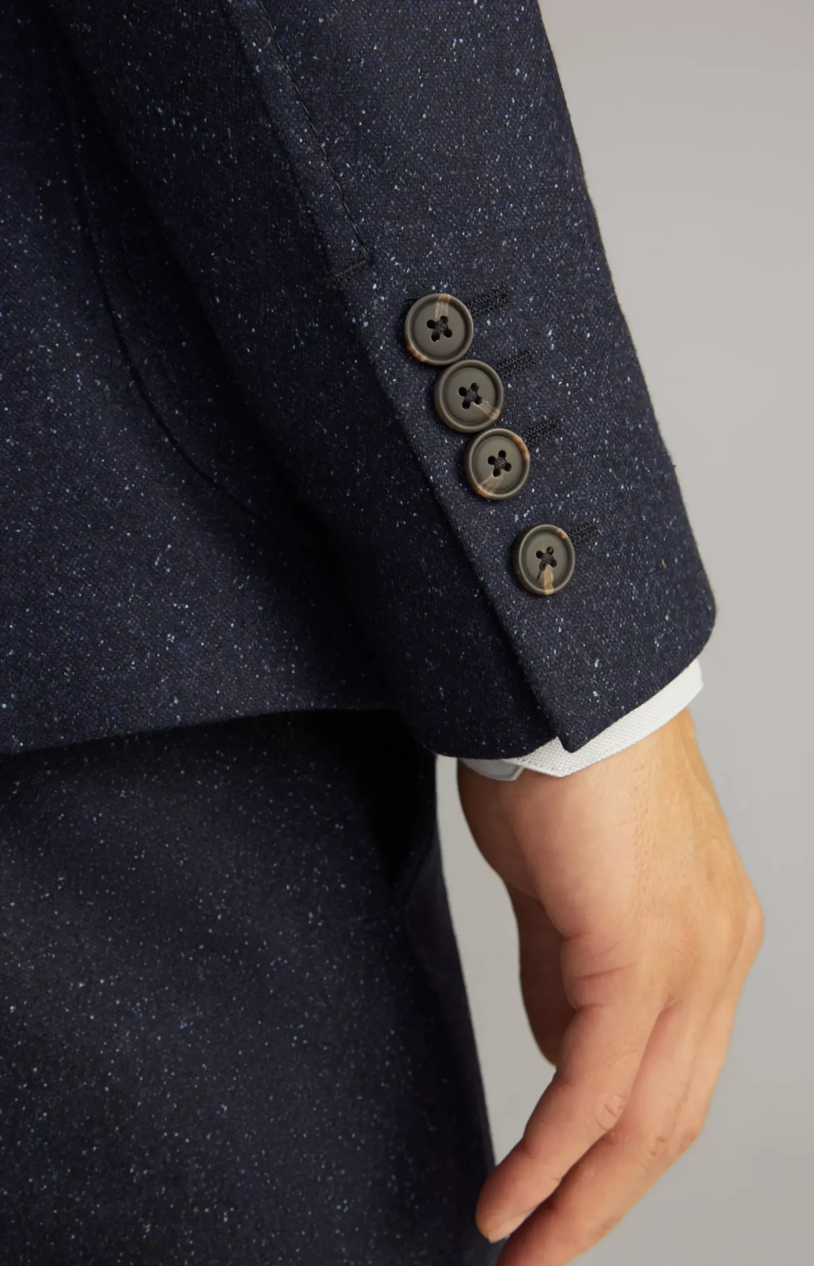 Hectar Jacket in Dark Blue Marl