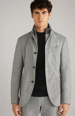 Hectar Jacket in Grey Marl