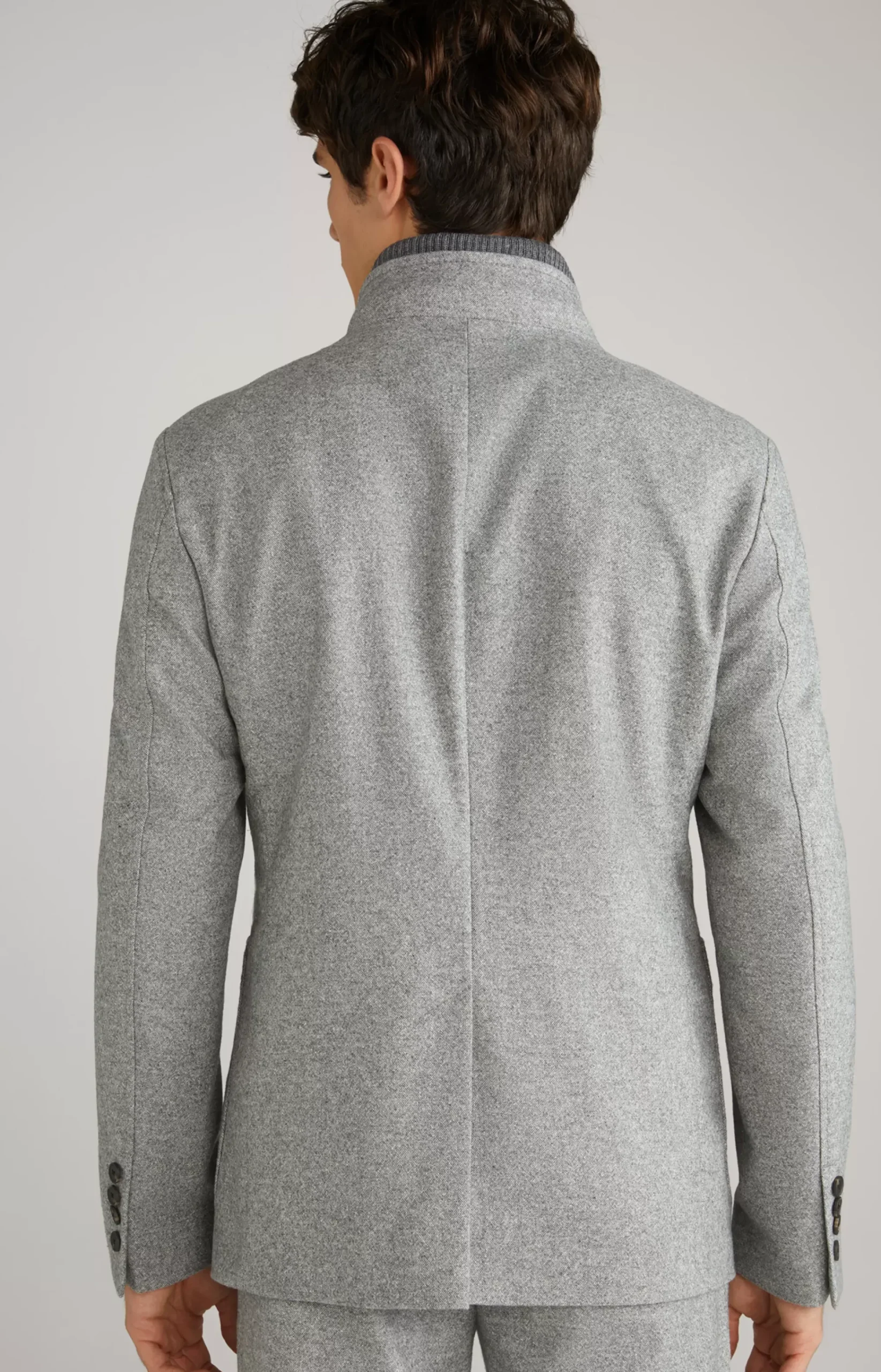 Hectar Jacket in Grey Marl