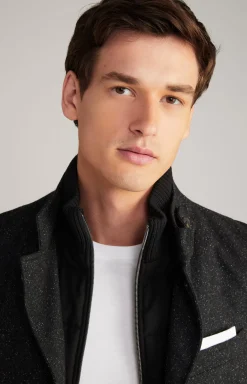 Hectar Jacket in Mottled Black