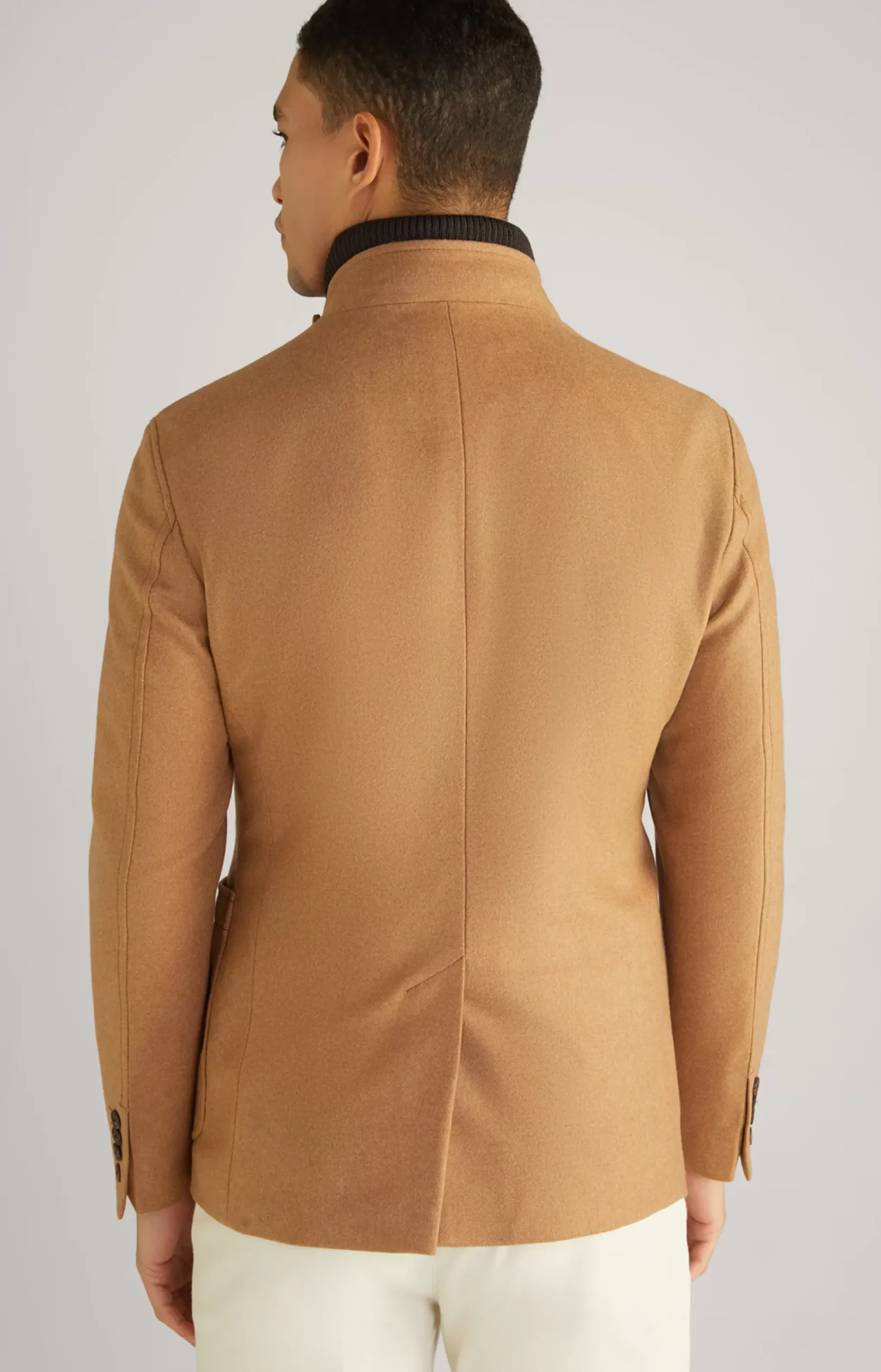 Hectar Wool Mix Jacket in Brown