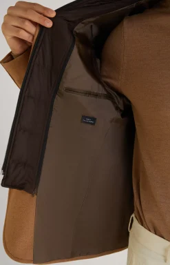 Hectar Wool Mix Jacket in Brown