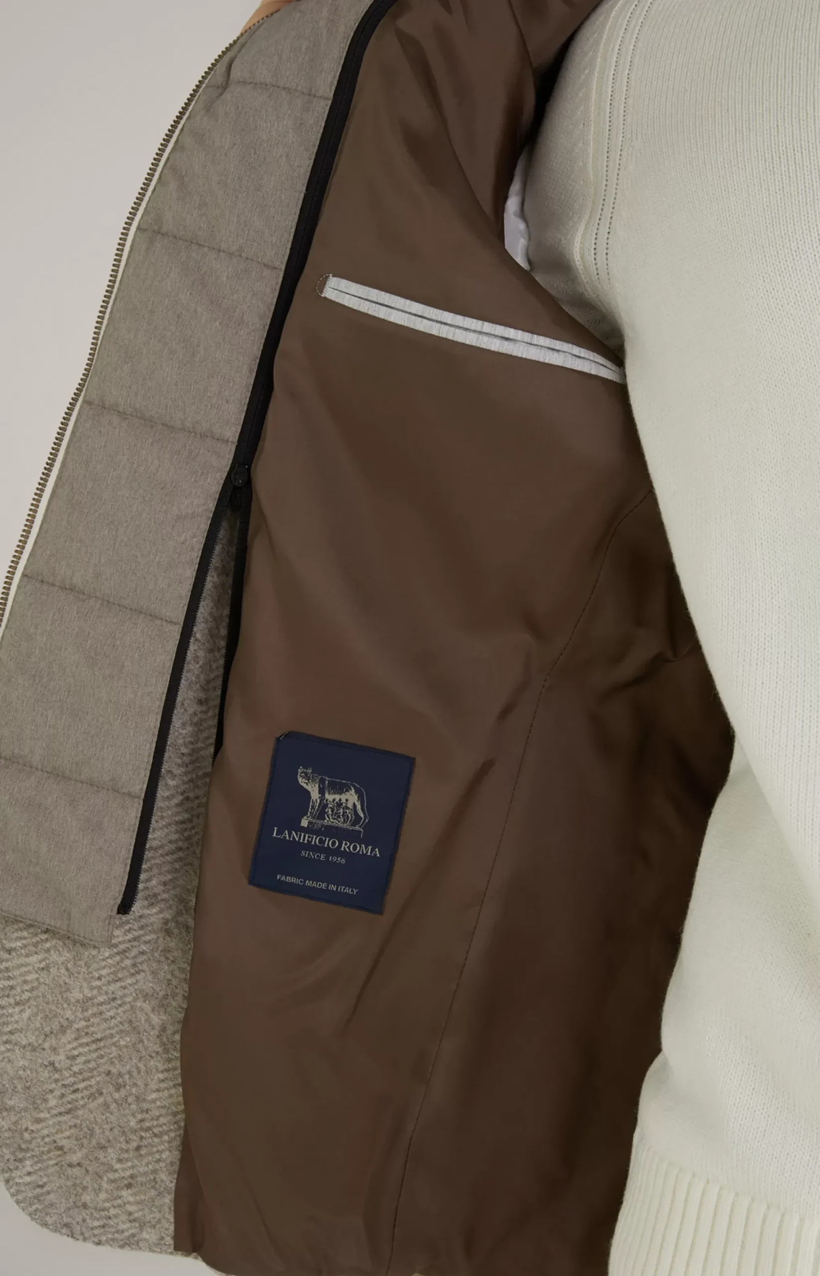 Hecton Jacket in Beige mélange