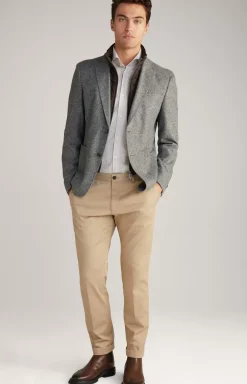 Hecton Jacket in Dark Grey Melange