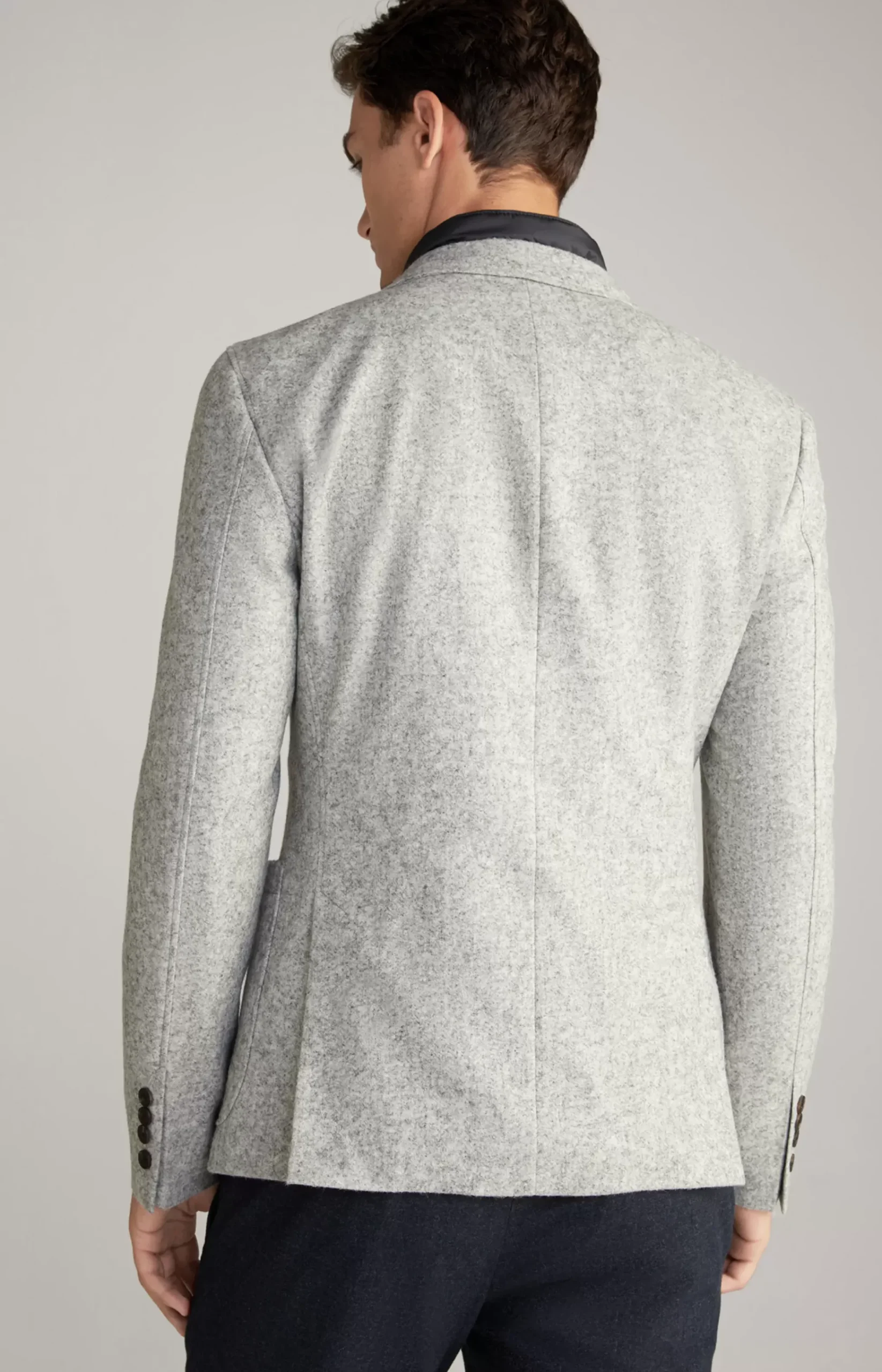 Hecton Jacket in Grey Melange
