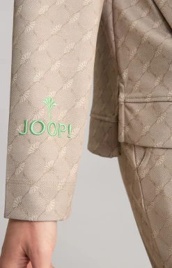 Hoodie in a Beige Pattern