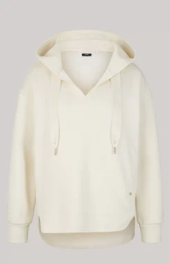 Hoodie in Ecru
