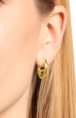 Hoop Earrings in Gold