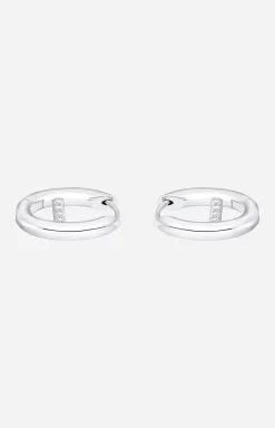 Hoop Earrings in Silver