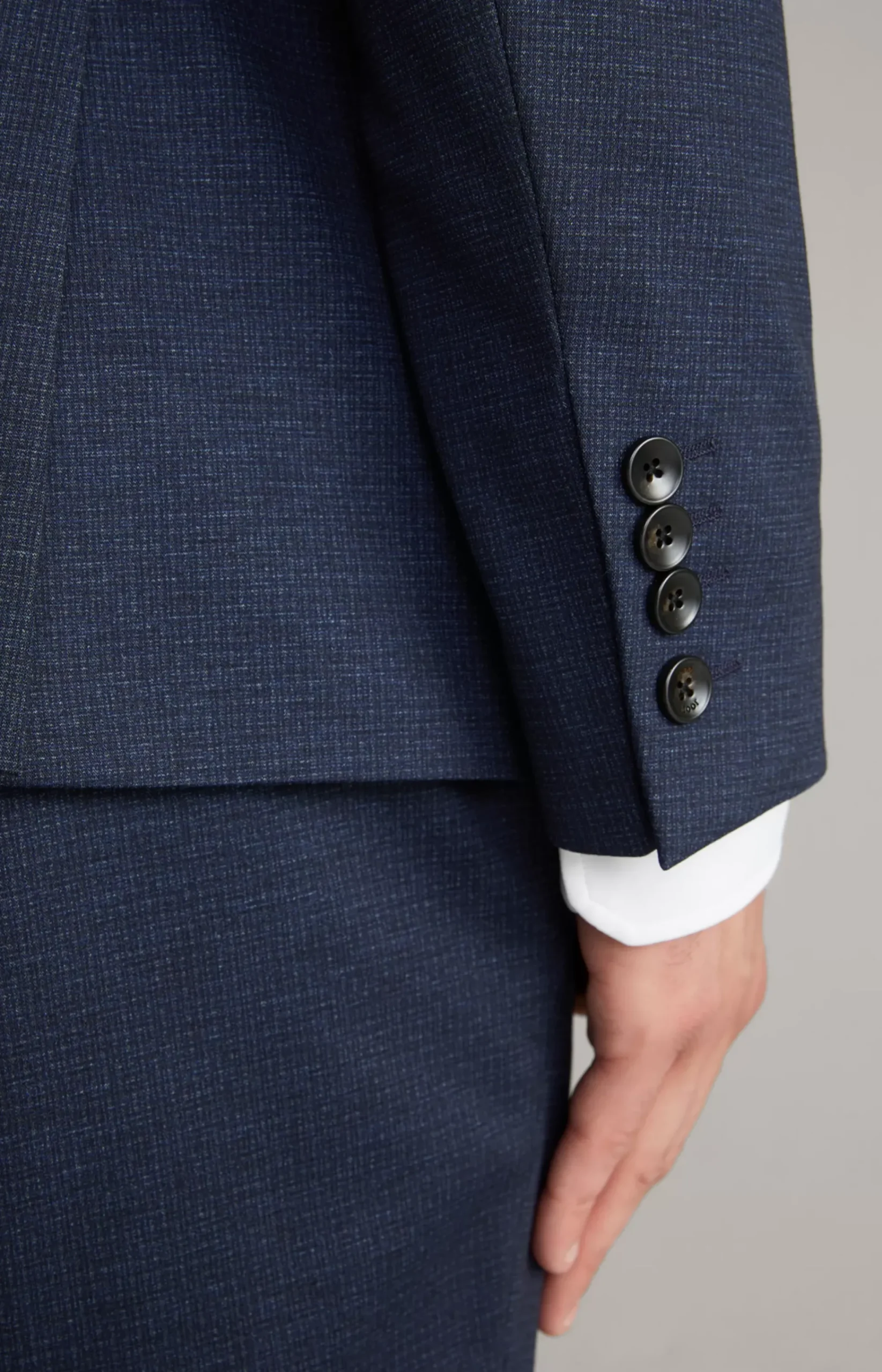 Hustle Jersey Jacket in a Navy Pattern