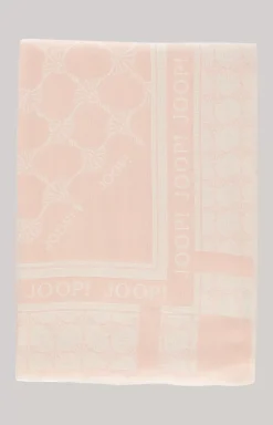 Jacquard Scarf in Pastel Pink