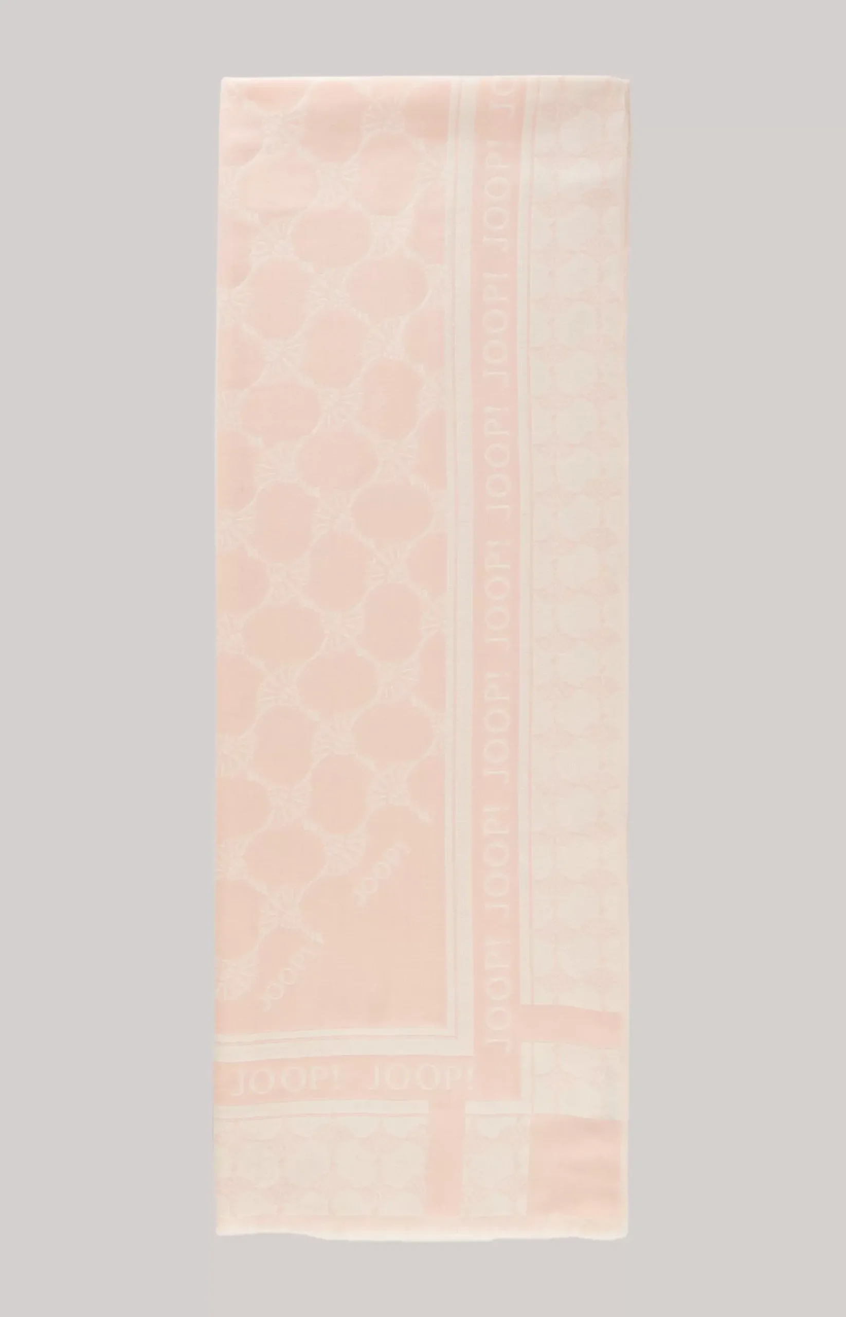 Jacquard Scarf in Pastel Pink
