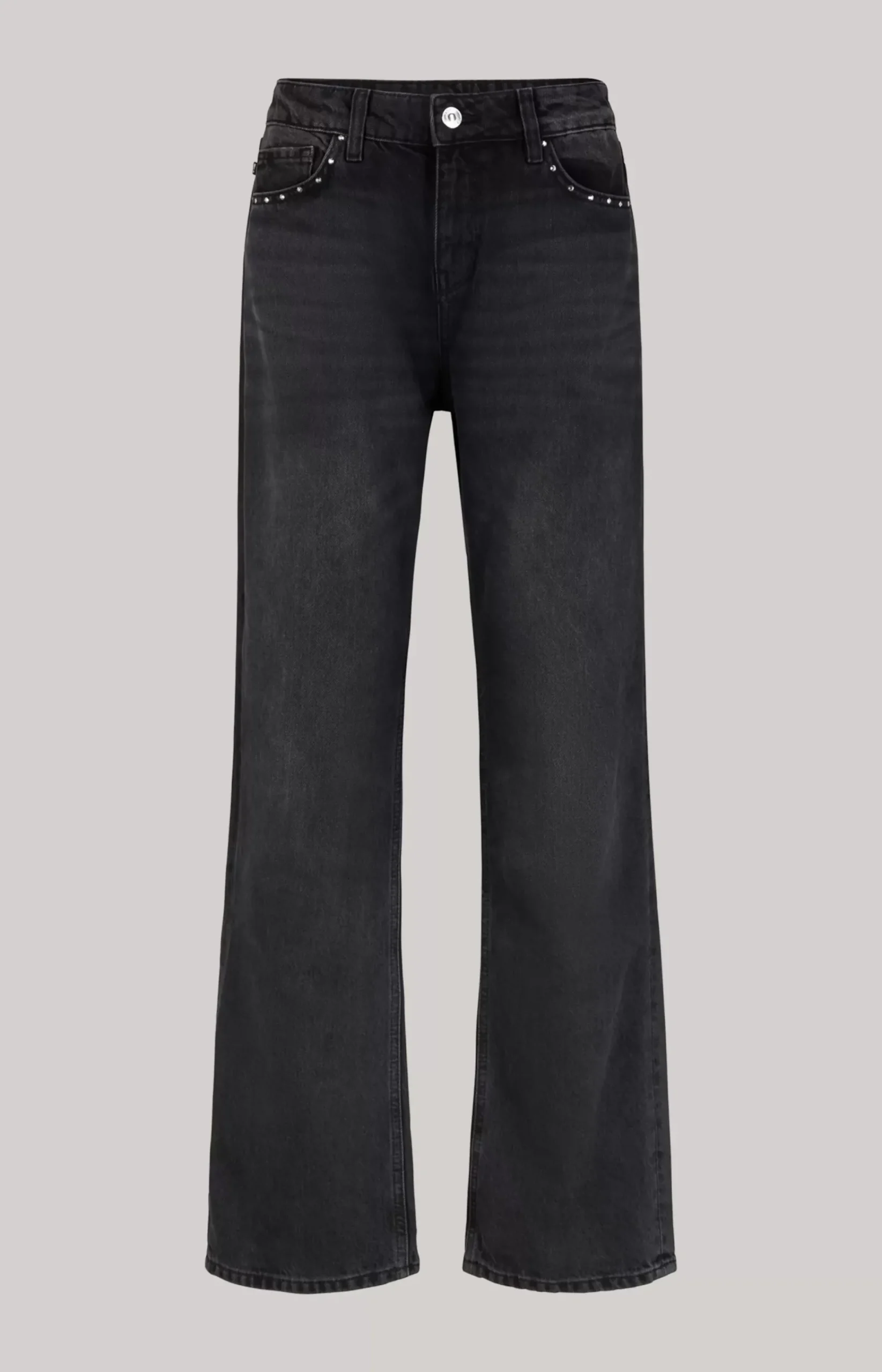 Jeans in a Dark Grey Washed Look