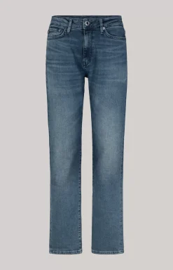 Jeans in a Denim Blue Washed Look