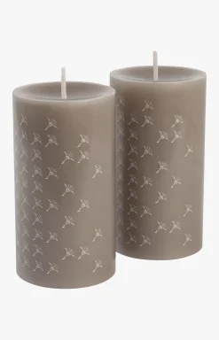 JOOP! FADED CORNFLOWER Silence Stump Candle - Set of 2, 15 cm Height
