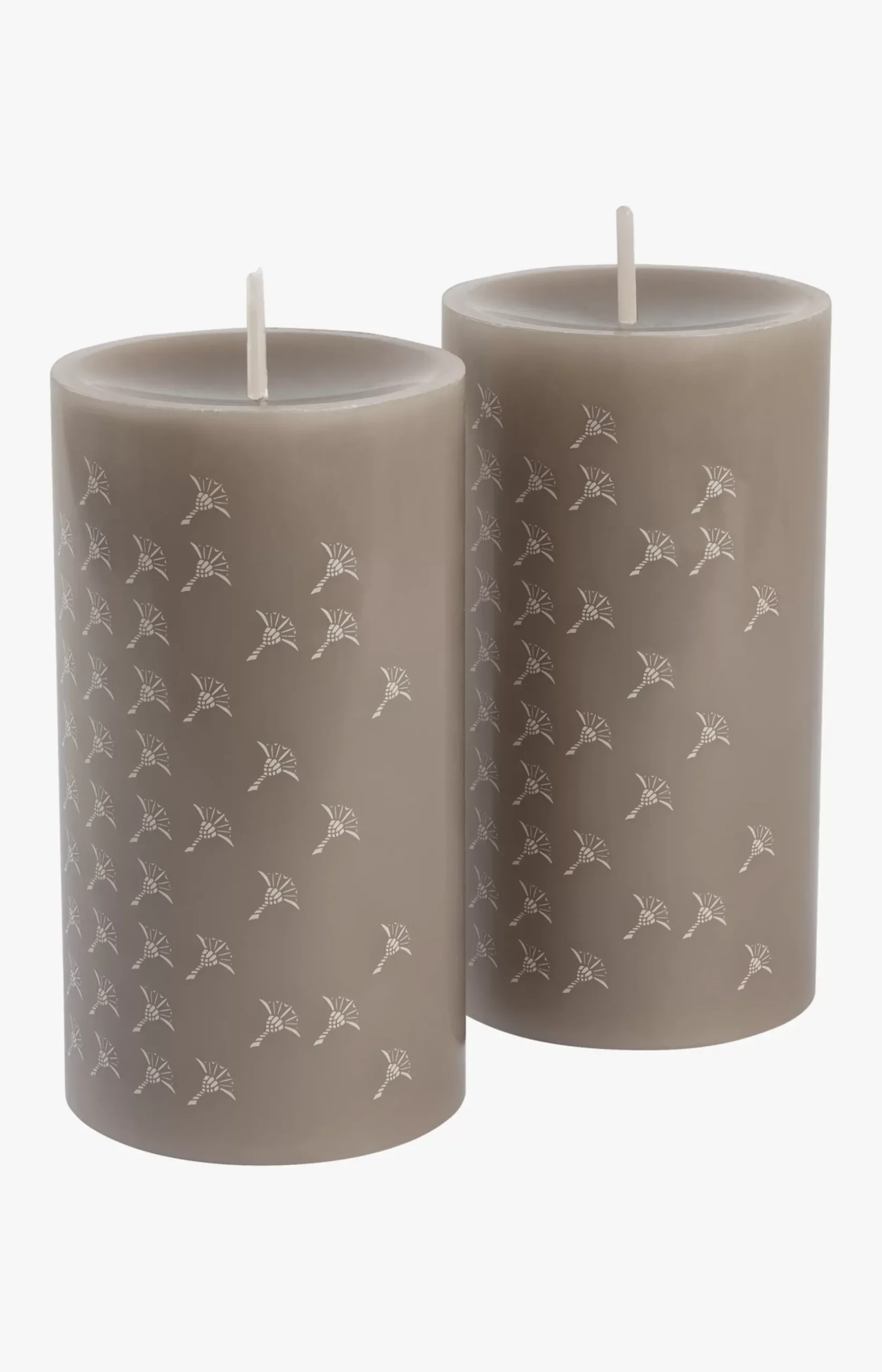JOOP! FADED CORNFLOWER Silence Stump Candle - Set of 2, 15 cm Height