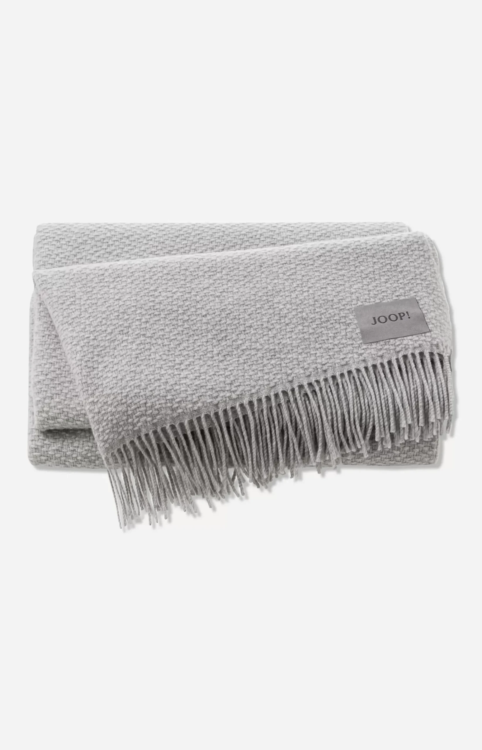JOOP! FINE WOVEN Silver Throw