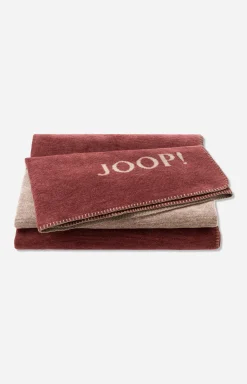 JOOP! MELANGE-DOUBLEFACE Blanket in Château-Rouge