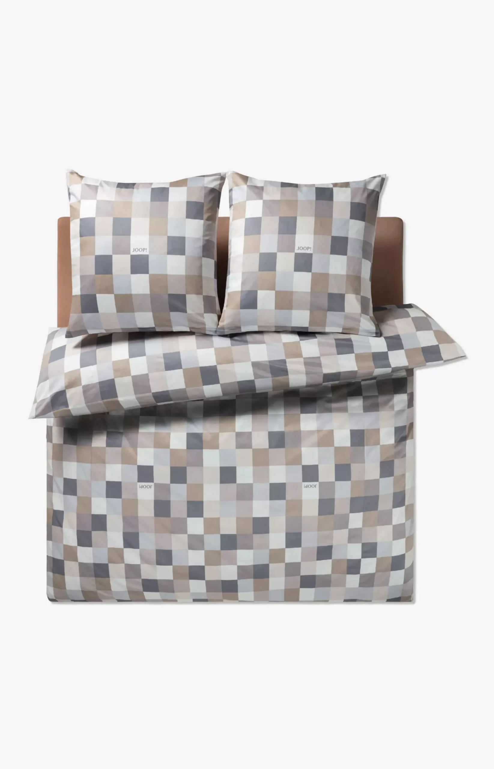 JOOP! MOSAIC bedlinen in sand/pastel