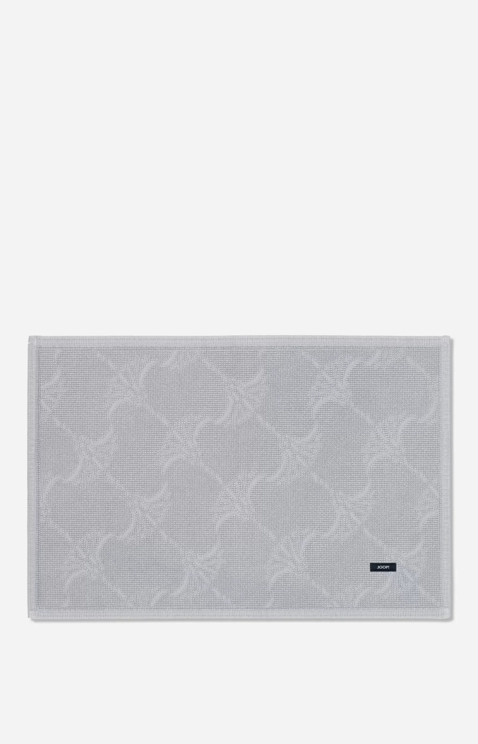 JOOP! NEW CORNFLOWER Bath Mat in Silver, 60 x 90 cm
