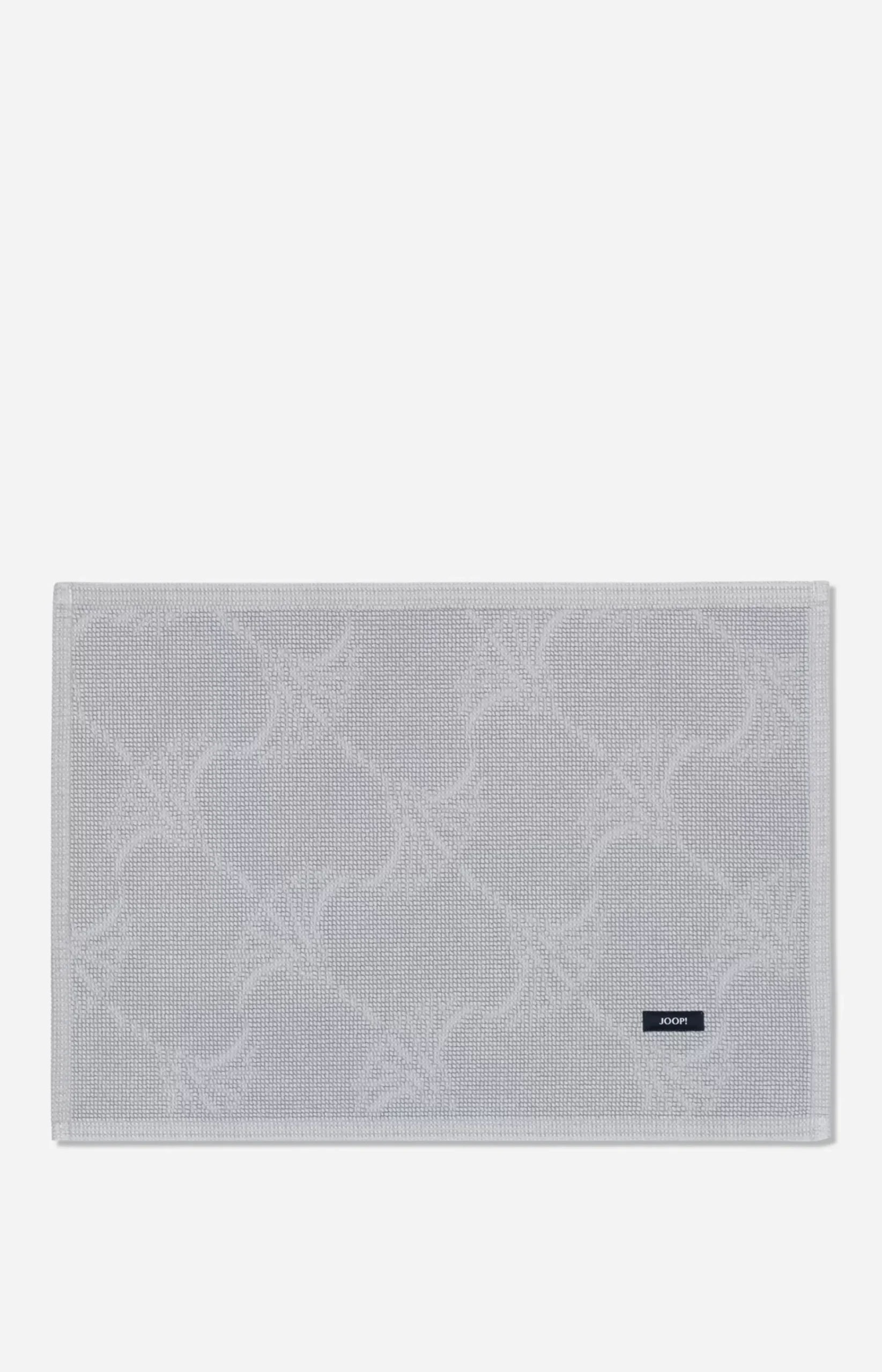 JOOP! NEW CORNFLOWER Bath Mat in Silver, 50 x 70 cm