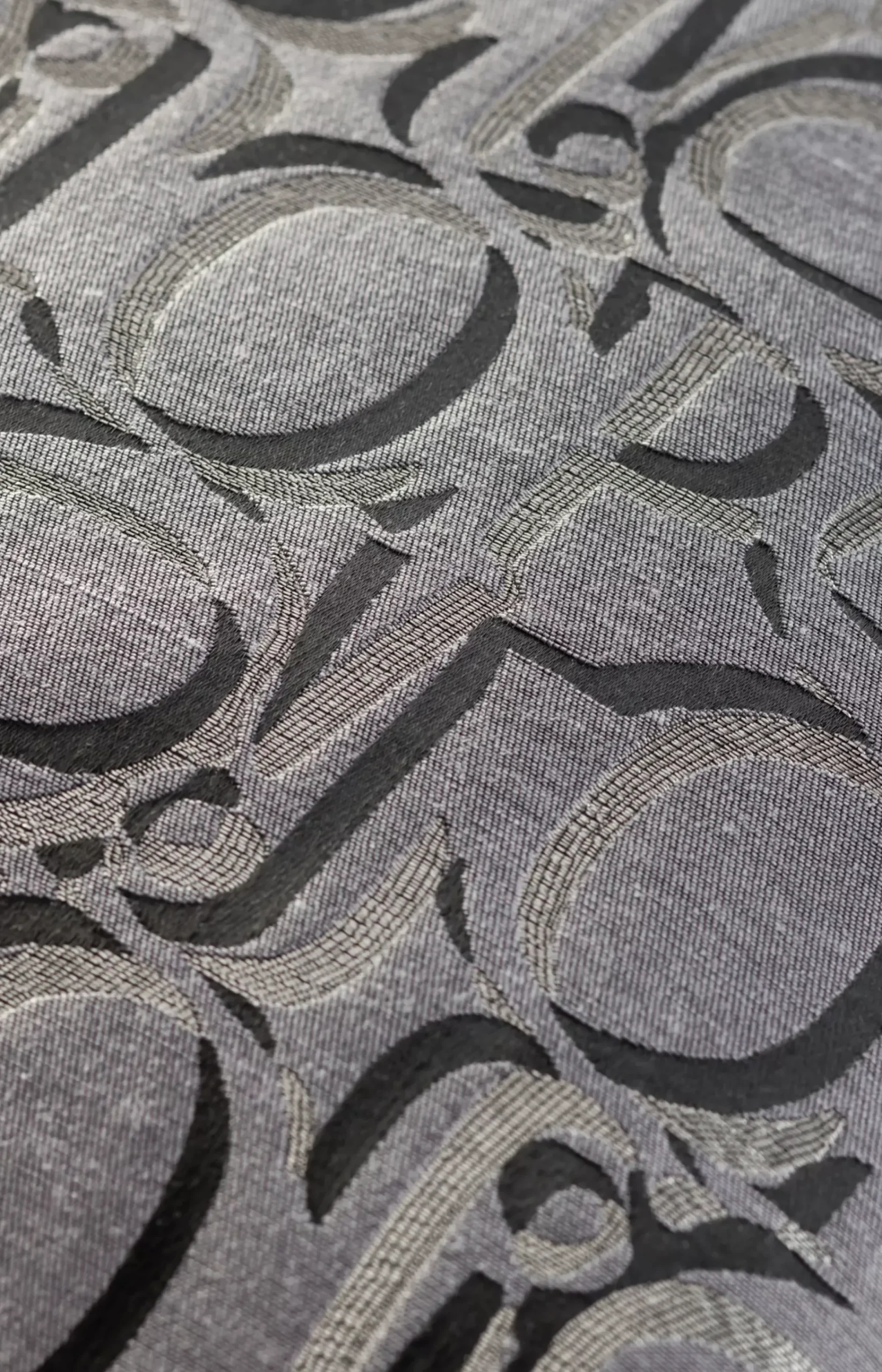 JOOP! Ornament Decorative Cushion Cover in Anthracite, 50 x 50 cm