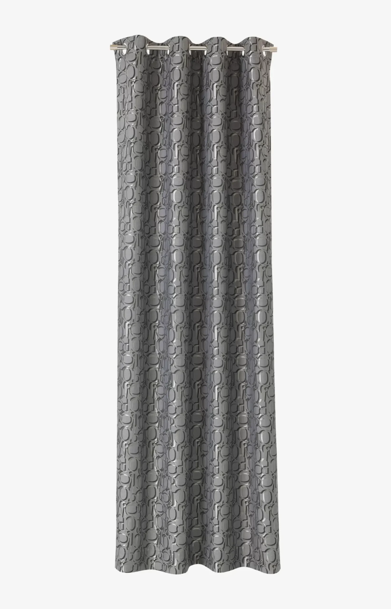 JOOP! Ornament Ready-Made Curtain in Anthracite