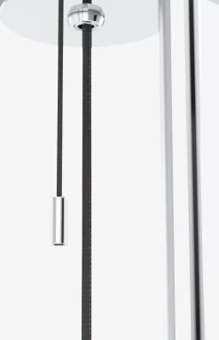 JOOP! ROUND LIGHTS CHROME table lamp, fumé glass/chrome