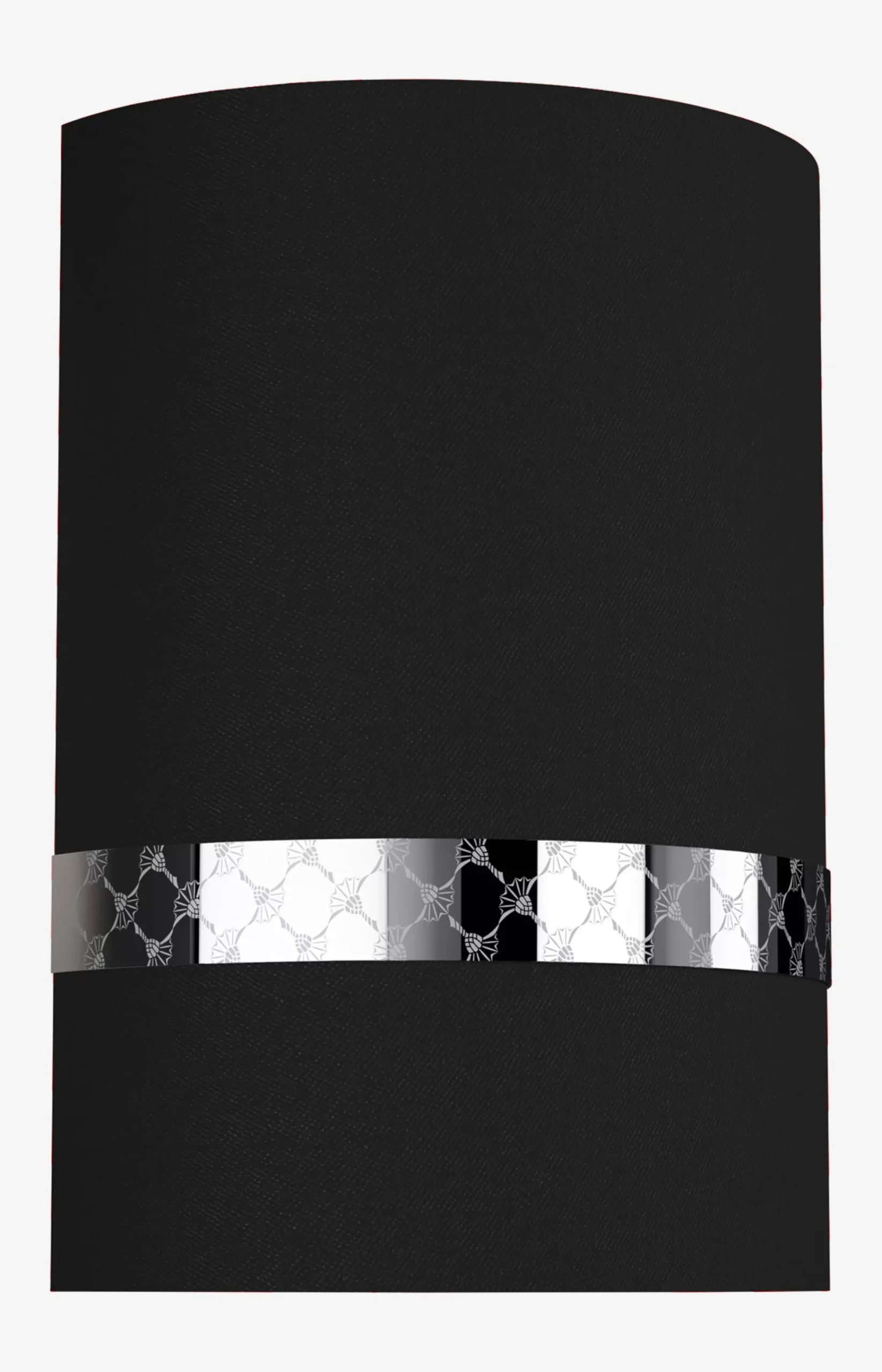 JOOP! ROUND LIGHTS CHROME round wall light, black/chrome