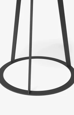 JOOP! ROUND side table with painted wood fibre plate, 45 x 47 cm in anthracite