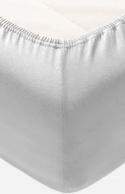JOOP! UNI fitted bed sheet in light grey