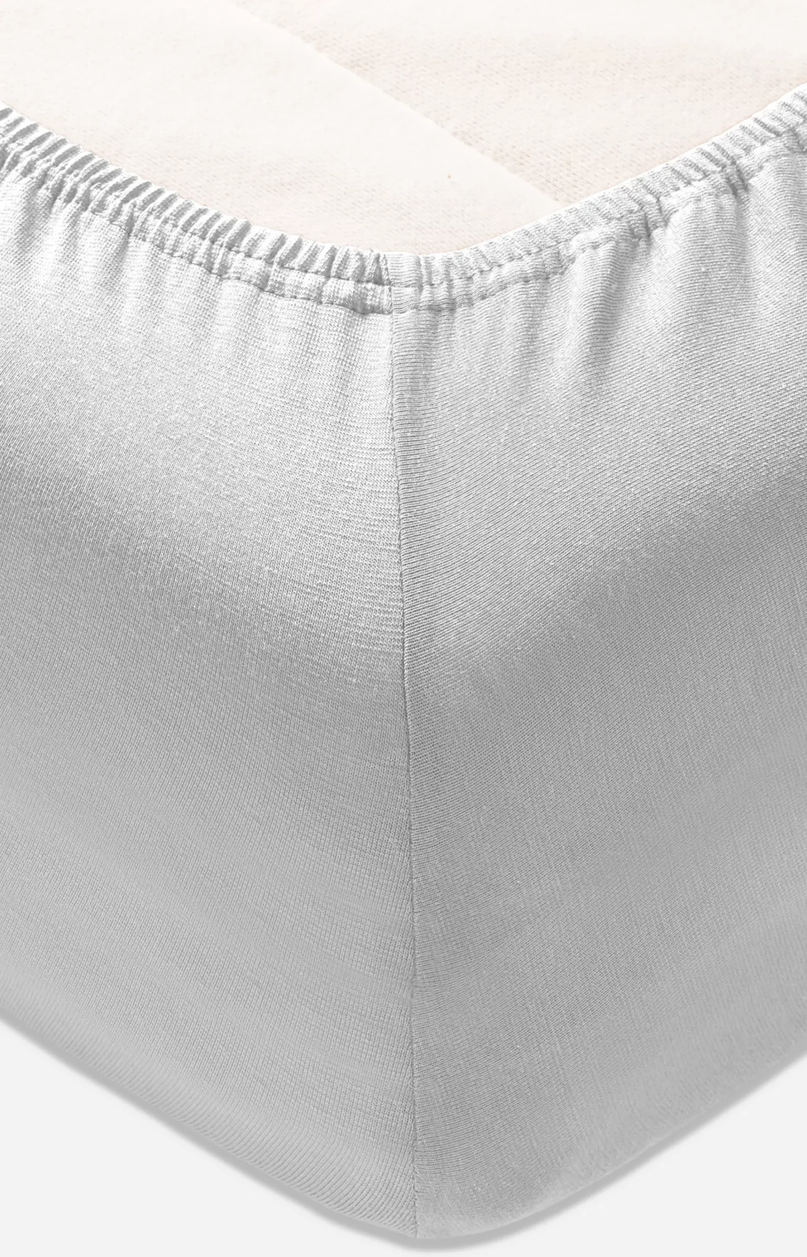 JOOP! UNI fitted bed sheet in light grey