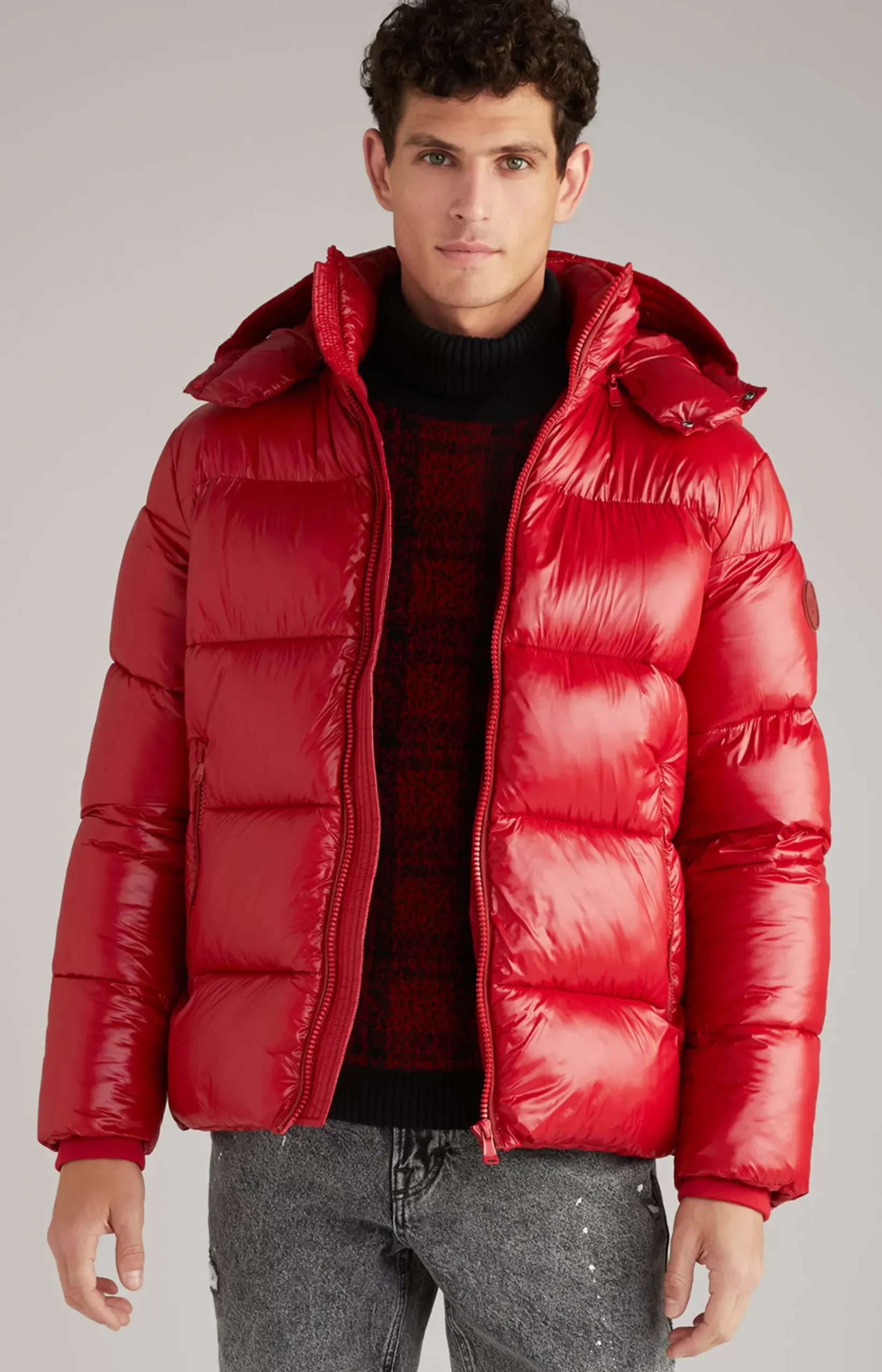 Joshas Quilted Jacket in Red