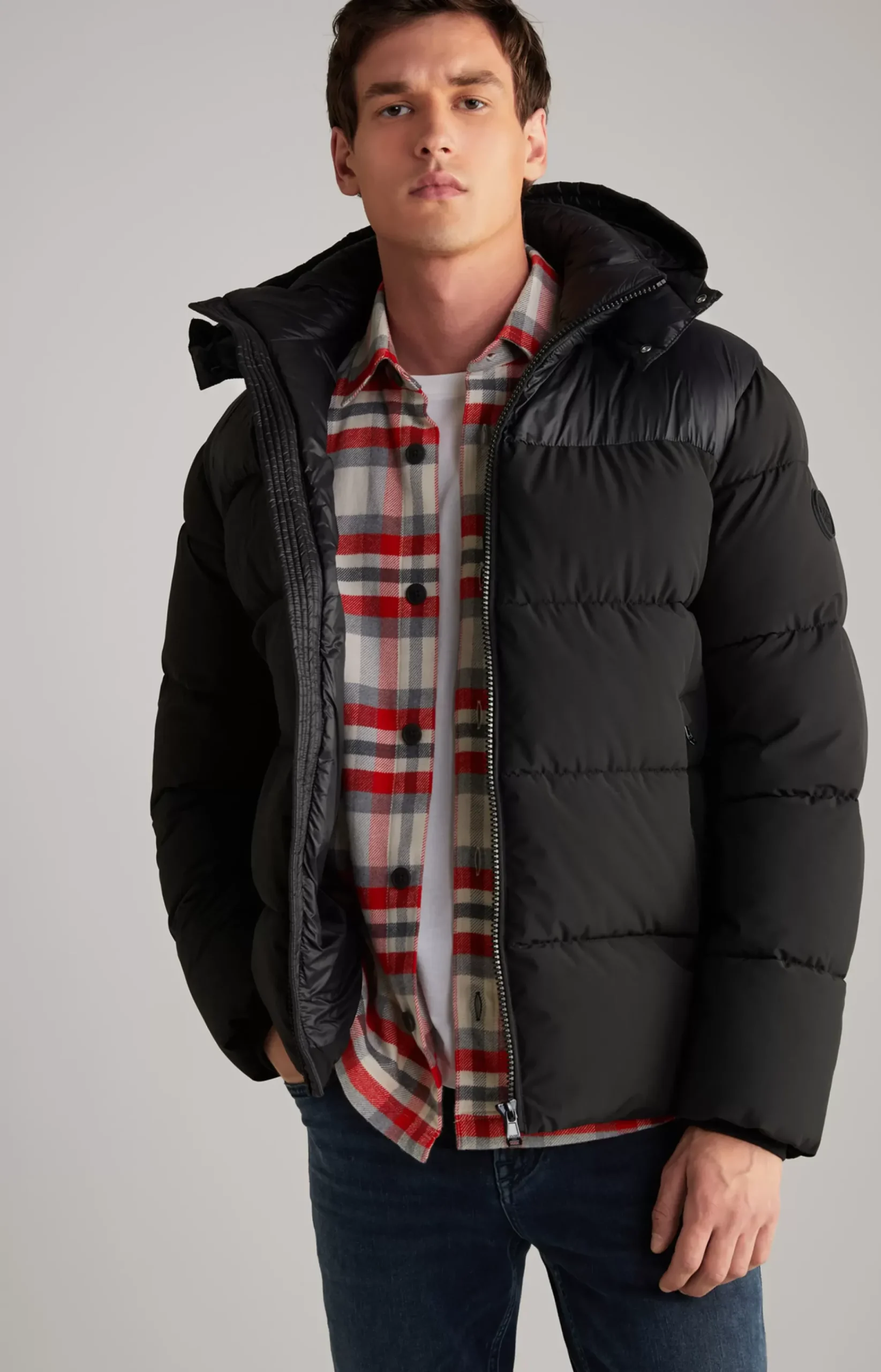 Joshas Quilted Jacket in Black