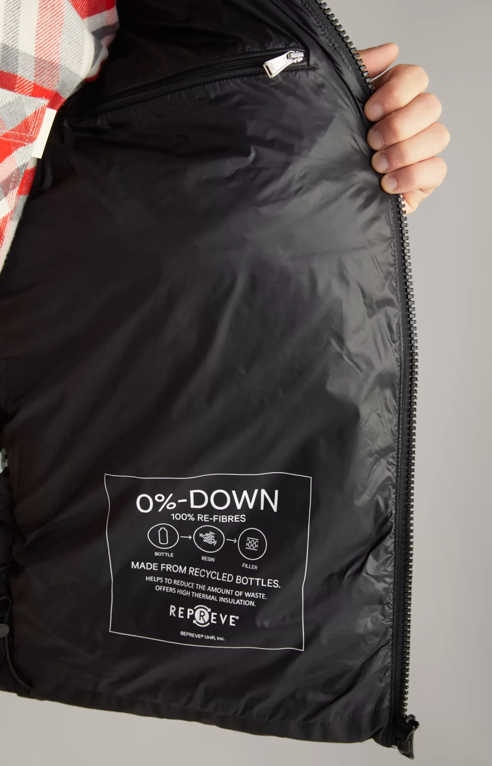 Joshas Quilted Jacket in Black