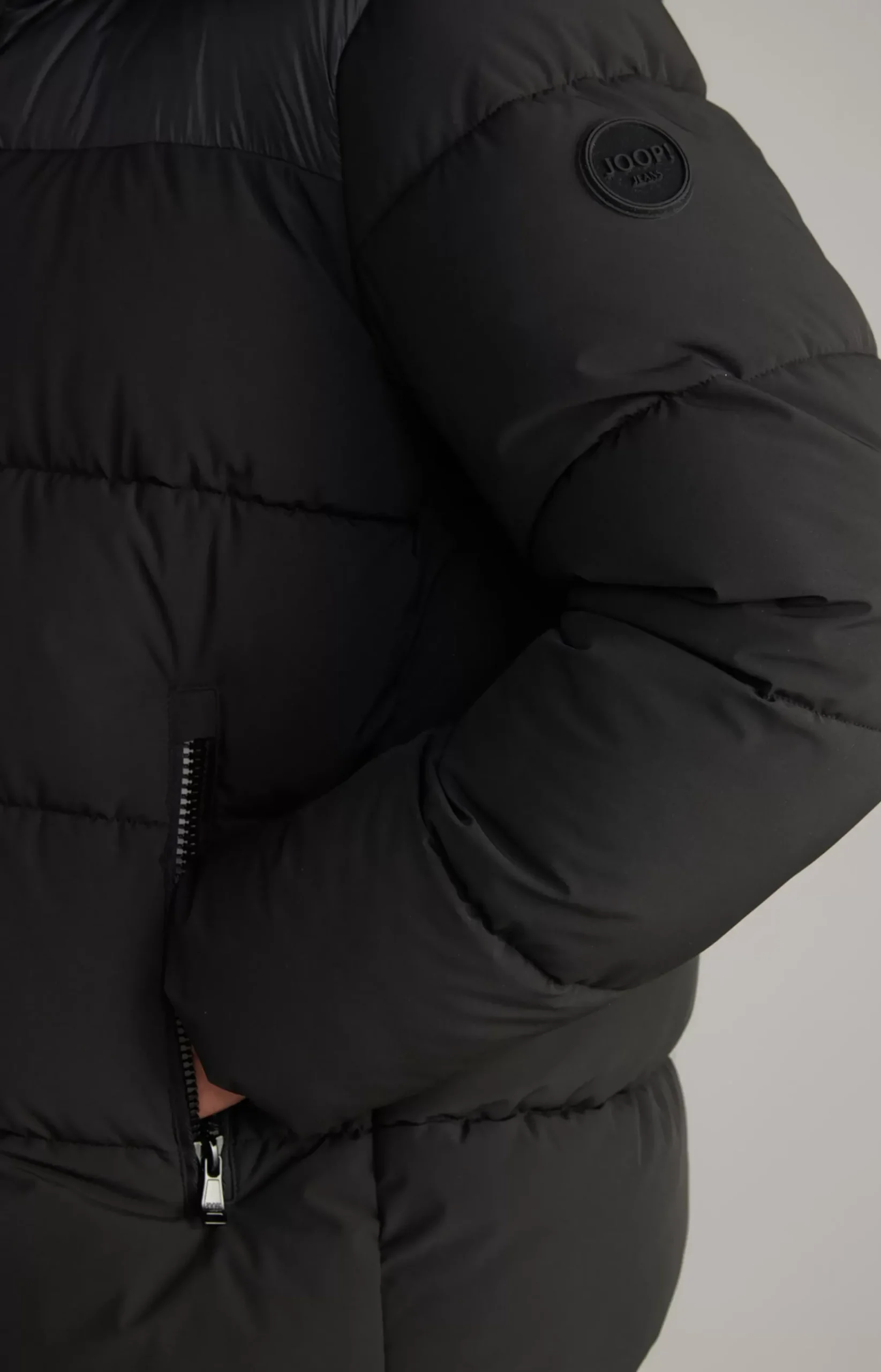 Joshas Quilted Jacket in Black