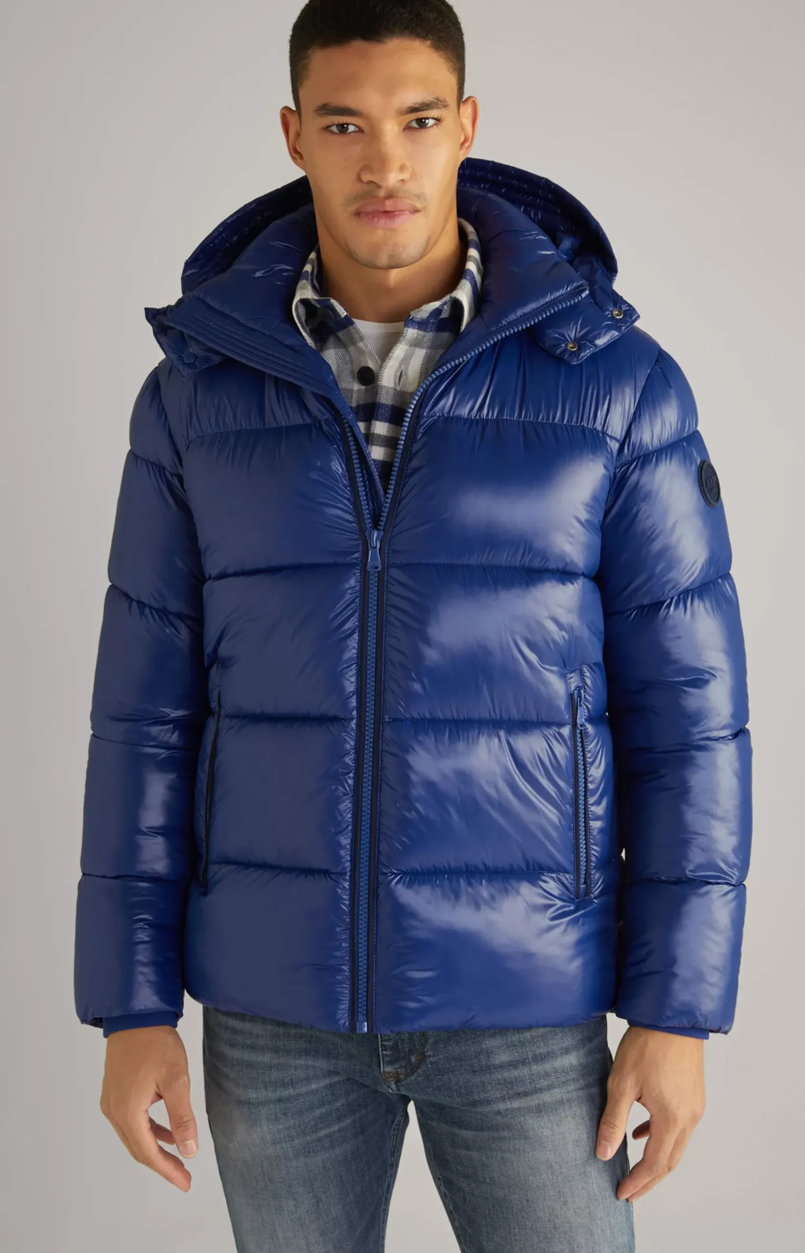 Joshas Quilted Jacket in Blue