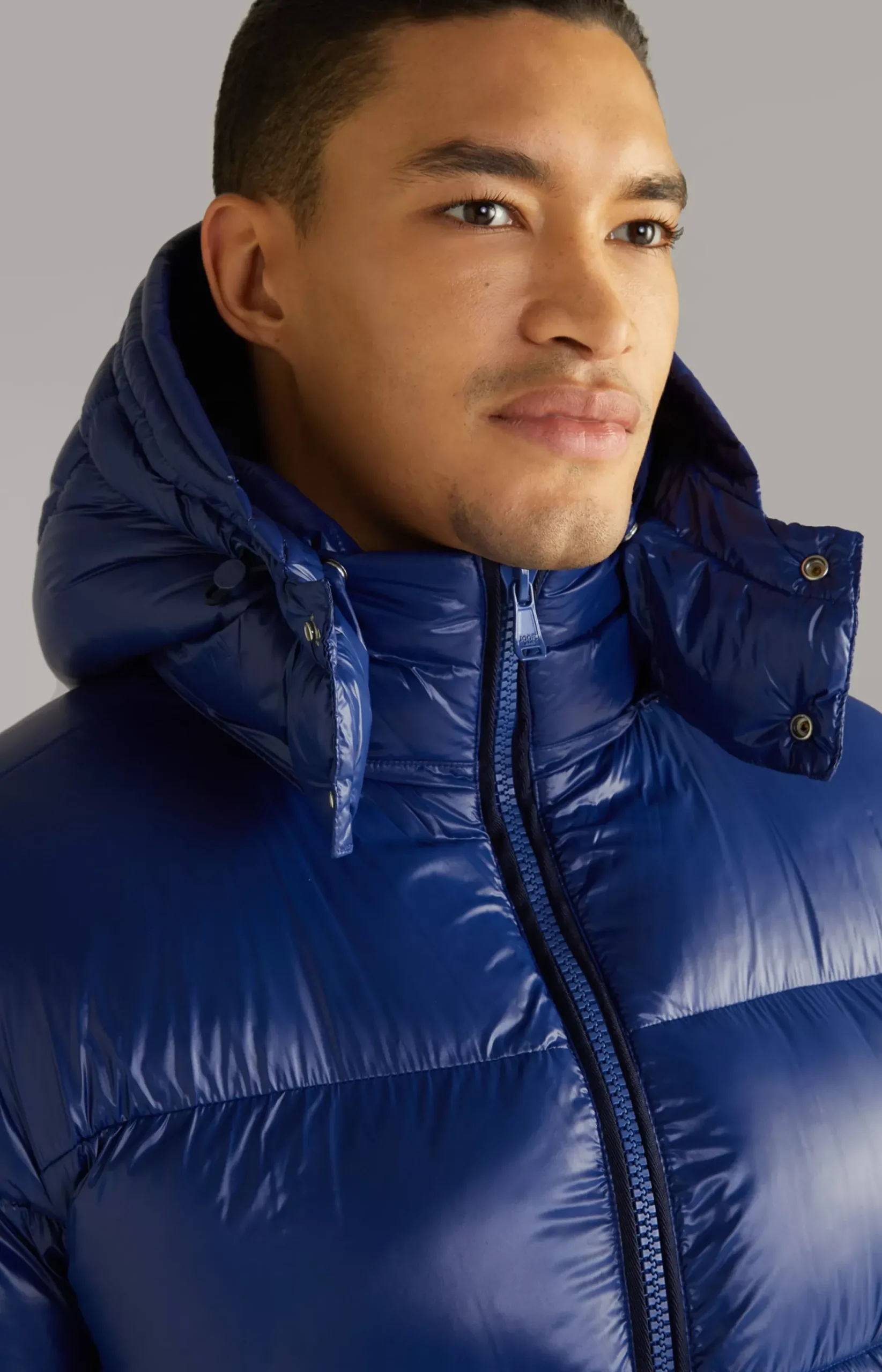 Joshas Quilted Jacket in Blue