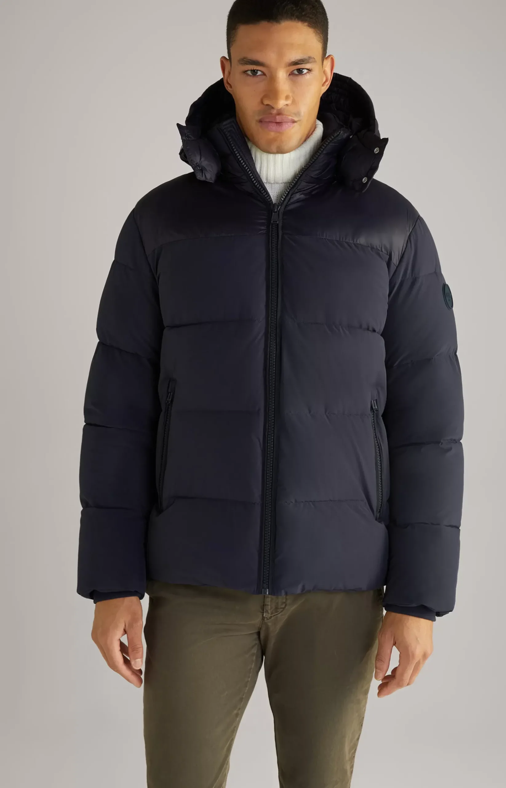 Joshas Quilted Jacket in Navy