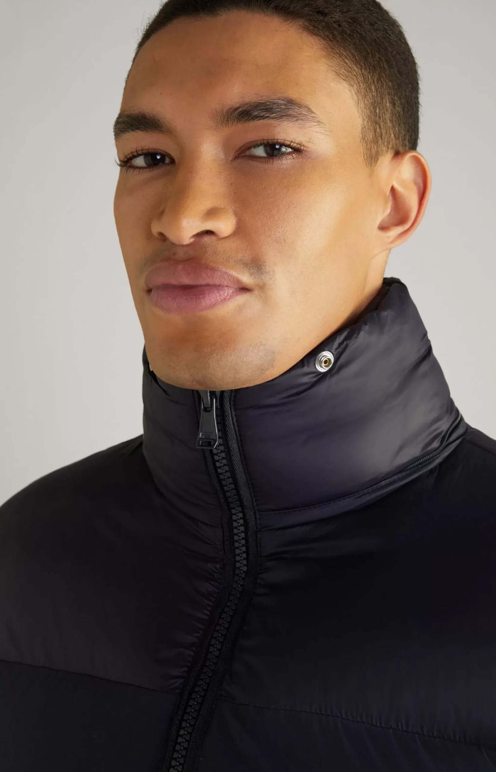Joshas Quilted Jacket in Navy