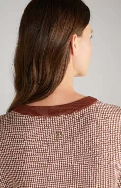 Knitted Dress in Brown