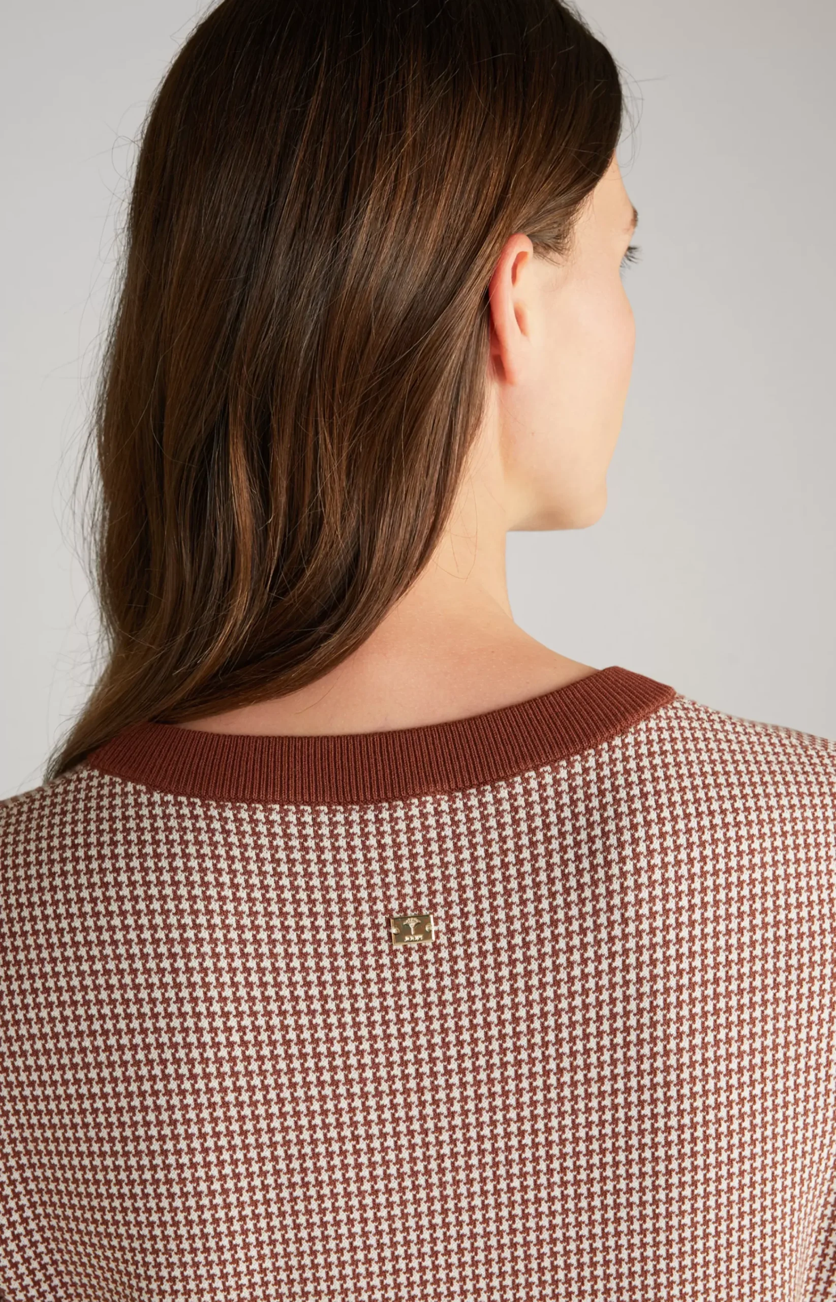Knitted Dress in Brown