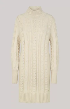 Knitted Dress in Off-White